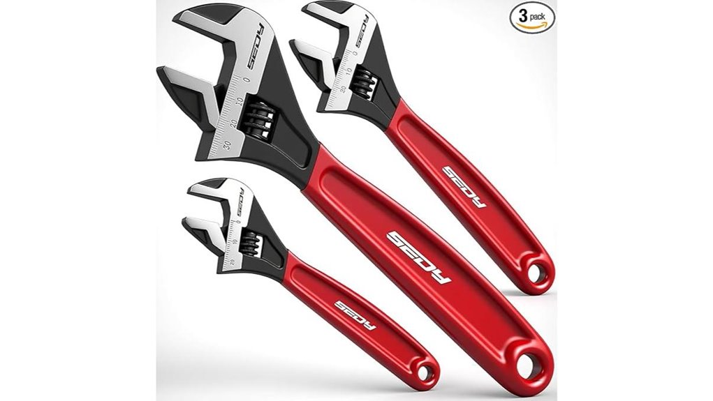 cushion grip adjustable wrenches