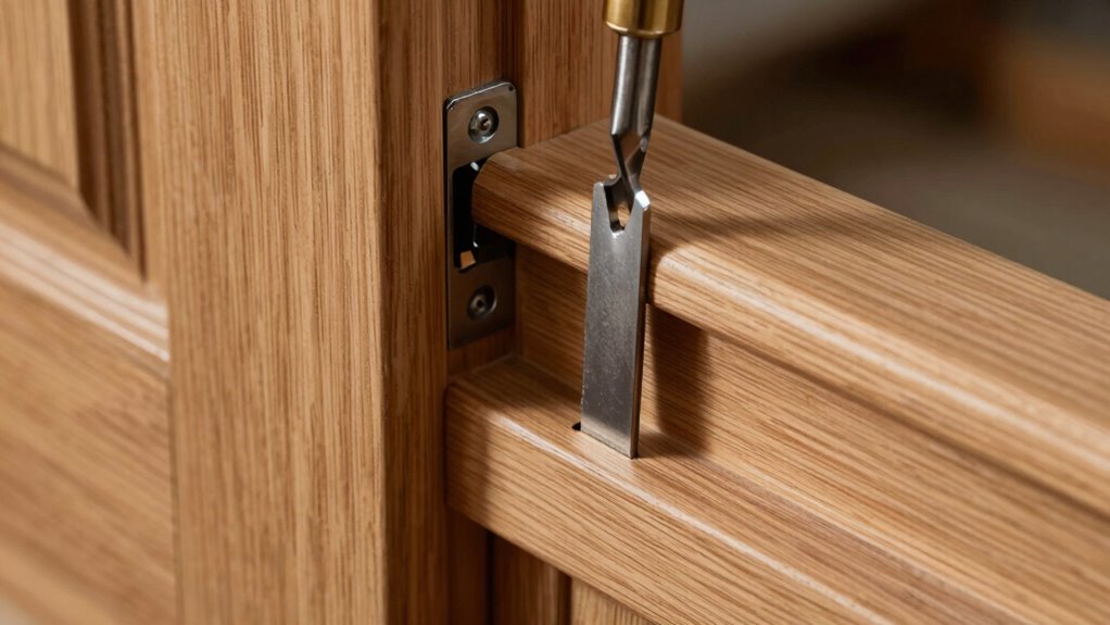 cutting hinge mortises accurately