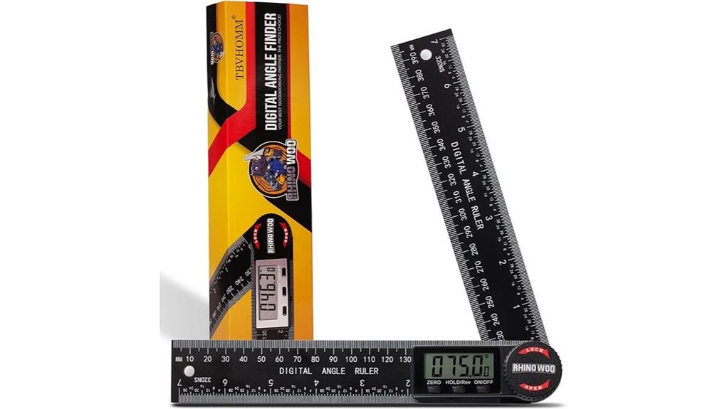 digital protractor with ruler