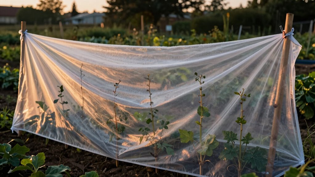 drape blankets carefully securely