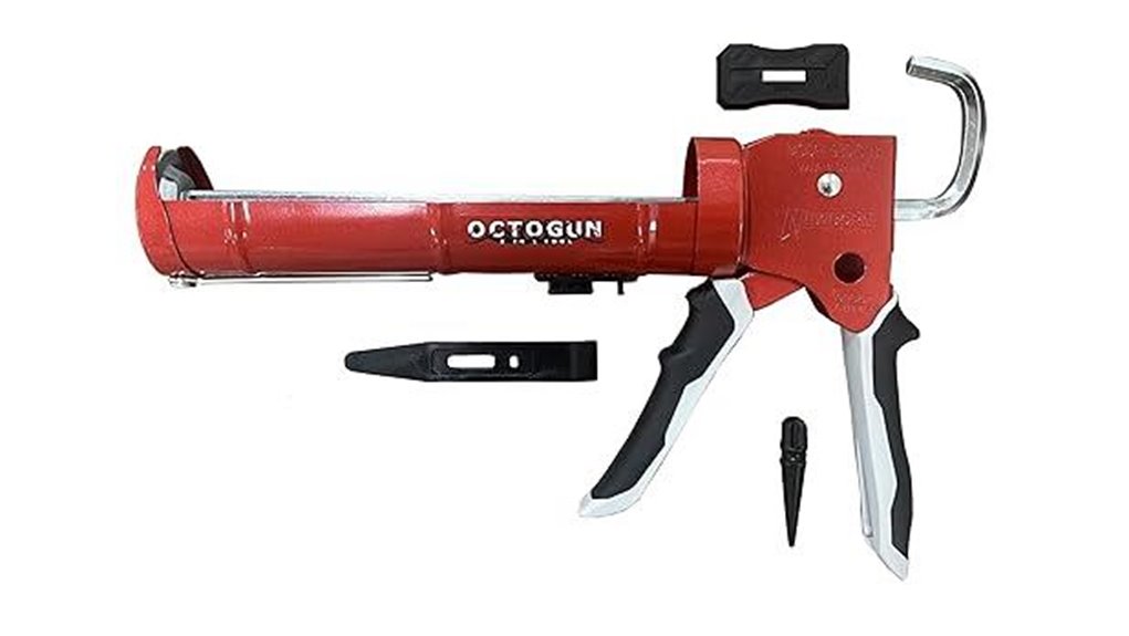 drip free caulking gun design