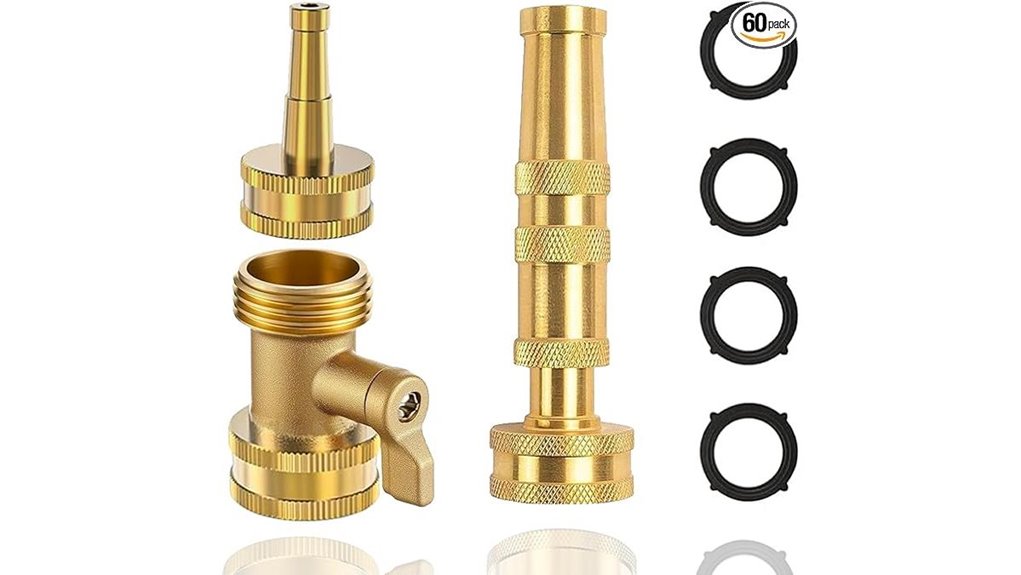 durable brass hose nozzles