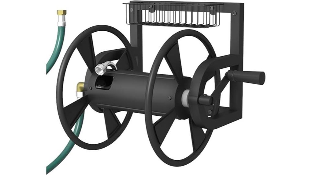durable hose reel storage