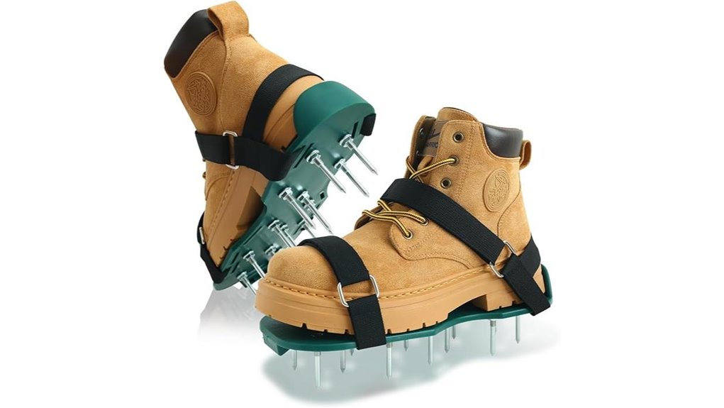 durable spiked lawn aerators