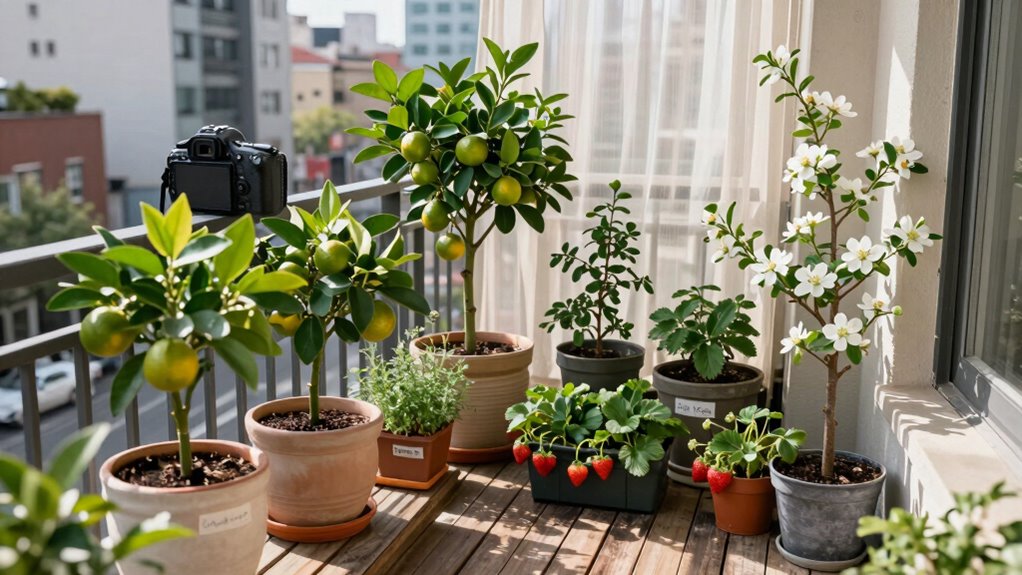 dwarf fruit trees container gardening