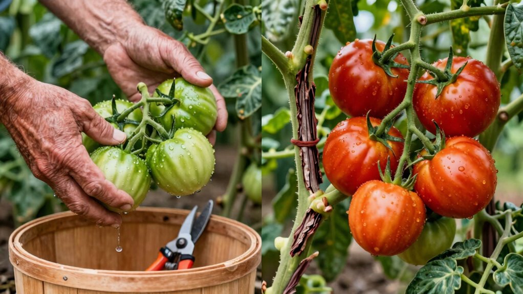 early harvest or ripening