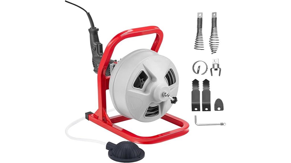 electric drain cleaning machine