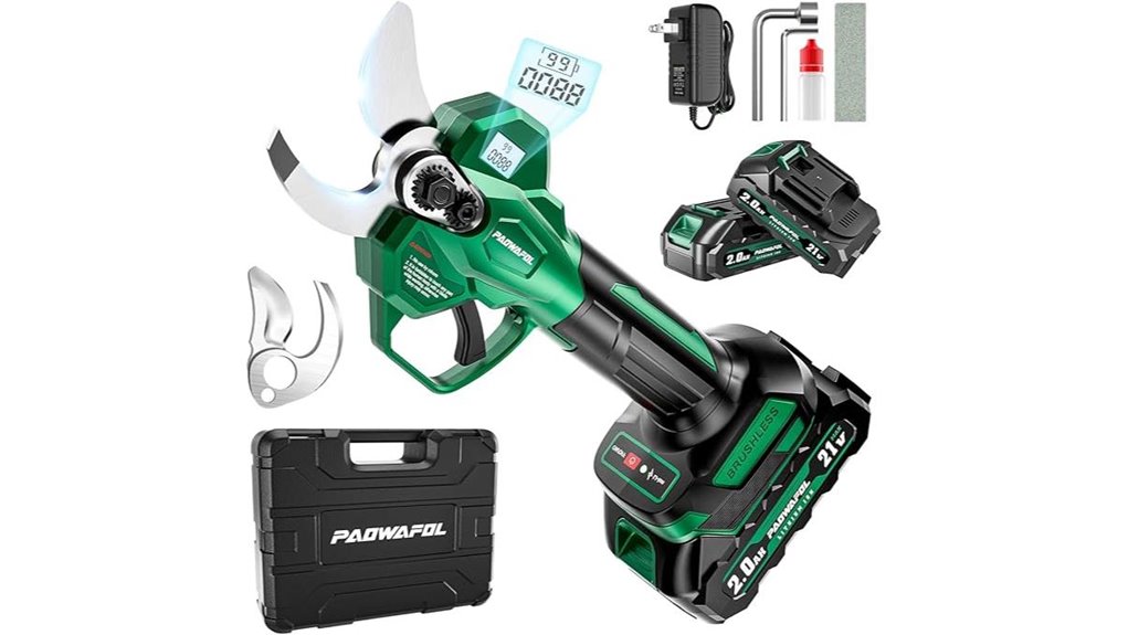 electric shears with display