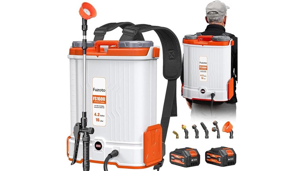 electric sprayer long lasting battery