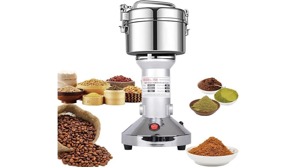 electric stainless steel grinder