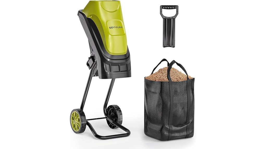 electric wood chipper machine