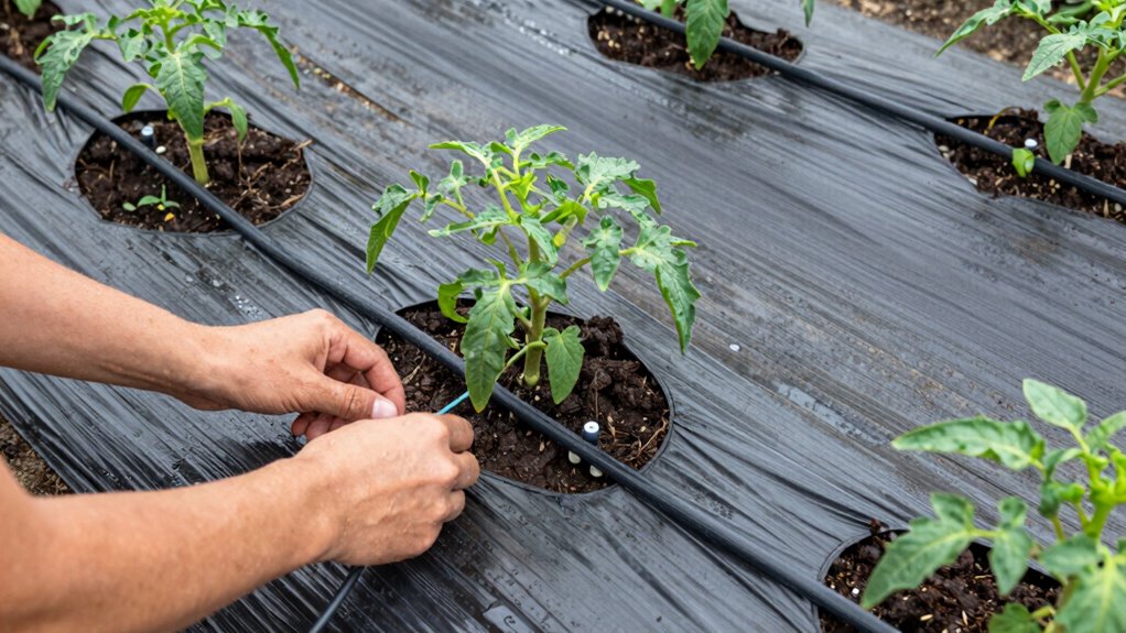 emitter placement for efficiency