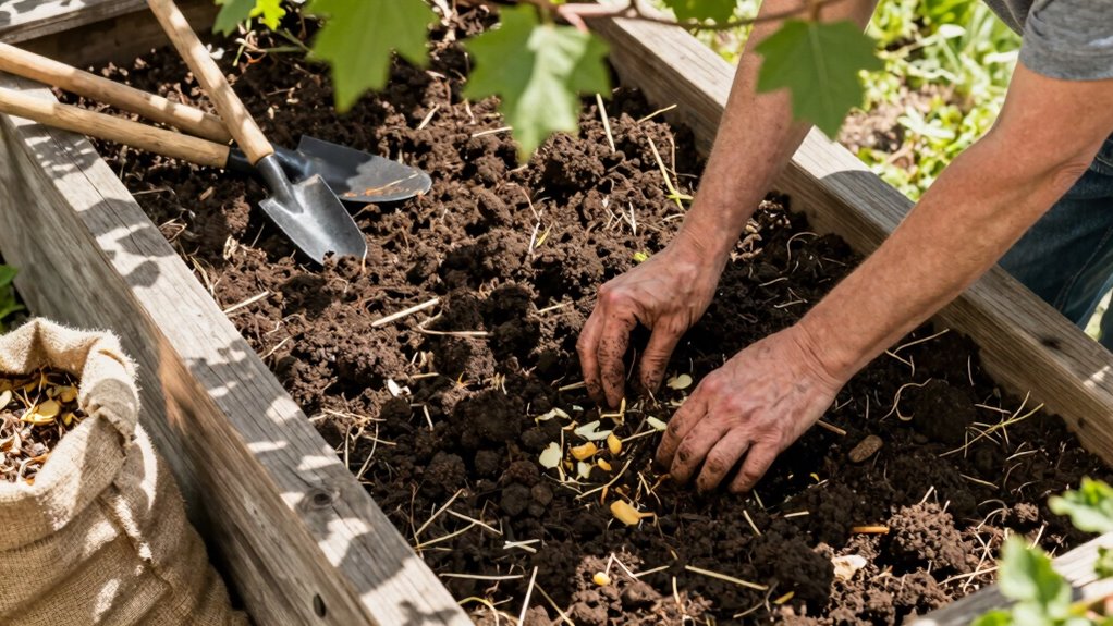 enhance soil with compost