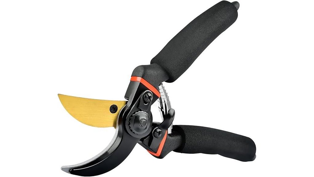 ergonomic sharp pruning shears