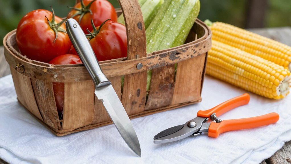 essential harvesting gardening tools