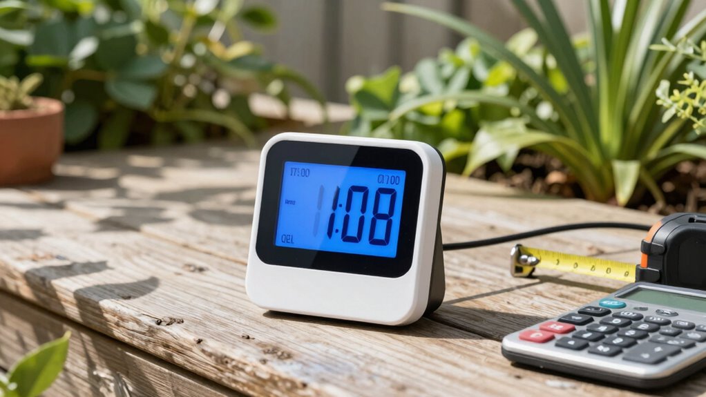 establish irrigation timer budget