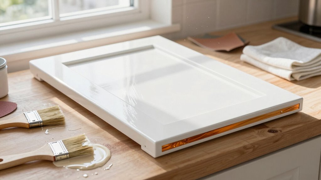 evaluate cabinet paint suitability