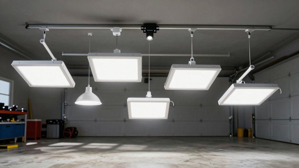 evaluate garage light mounts