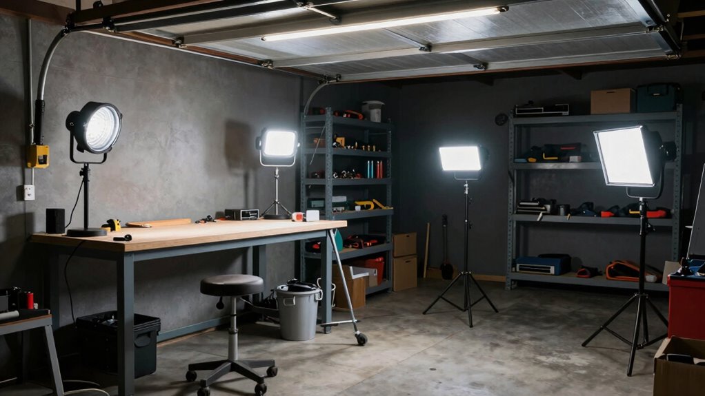 evaluate garage lighting needs