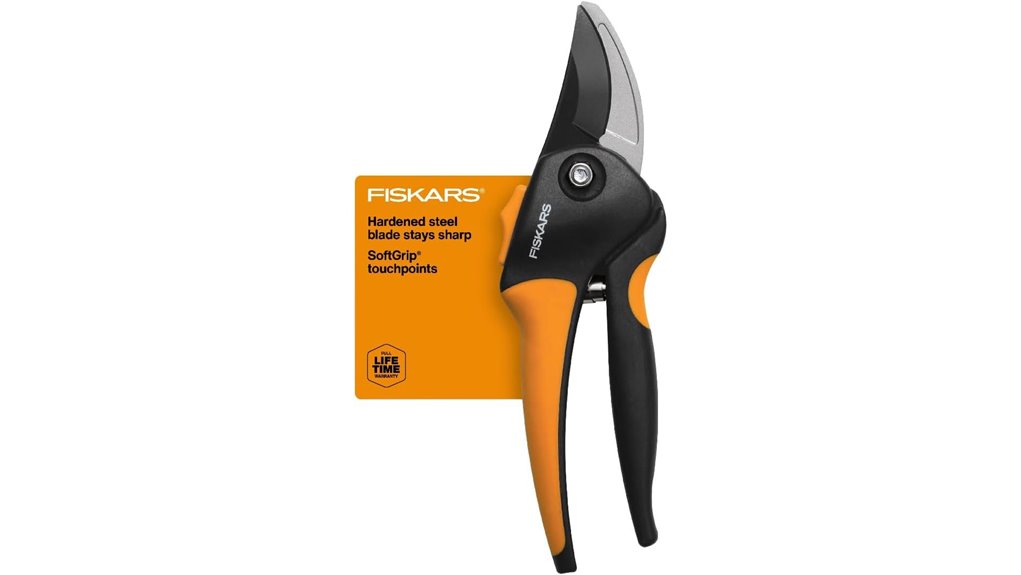 fiskars pruning shears capacity