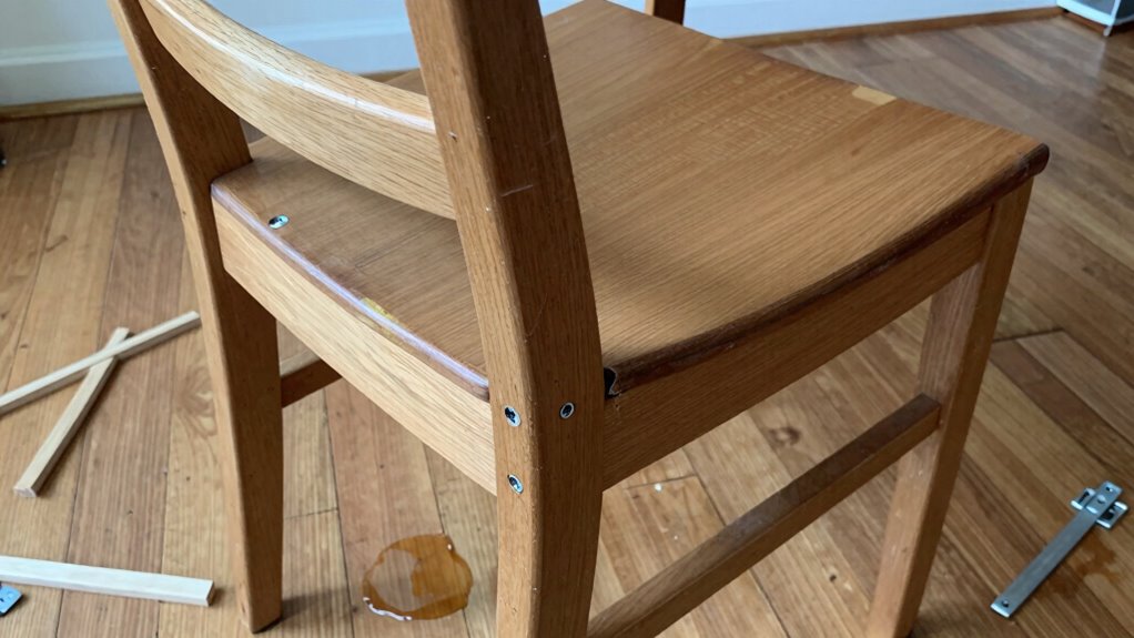 fixing squeaky chair joints