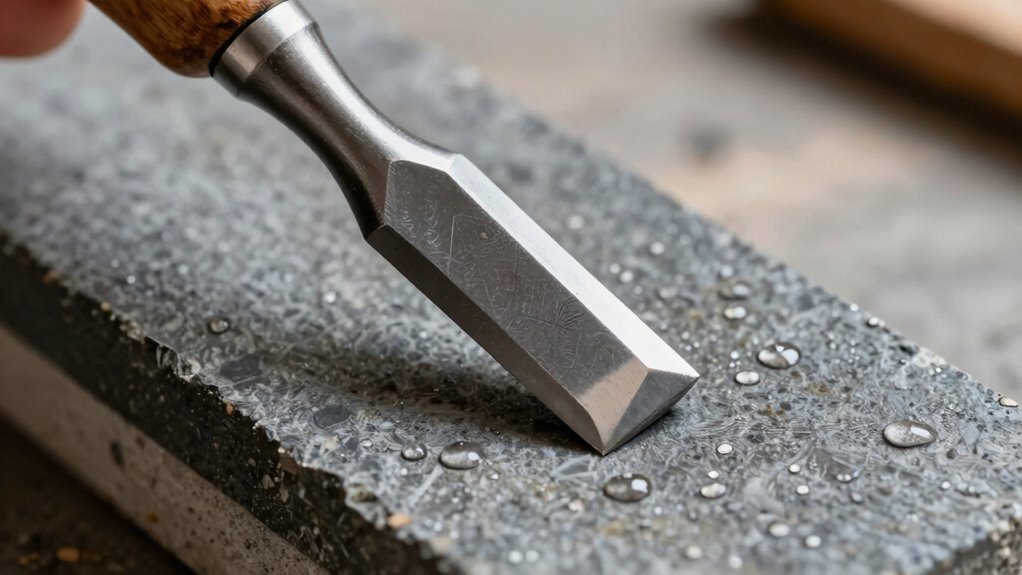 flatten blade for sharpening