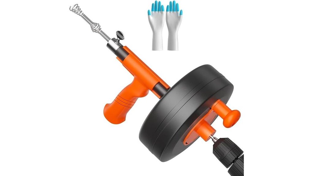 flexible steel drain tool