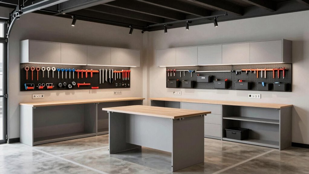 flexible wall mounted workstations