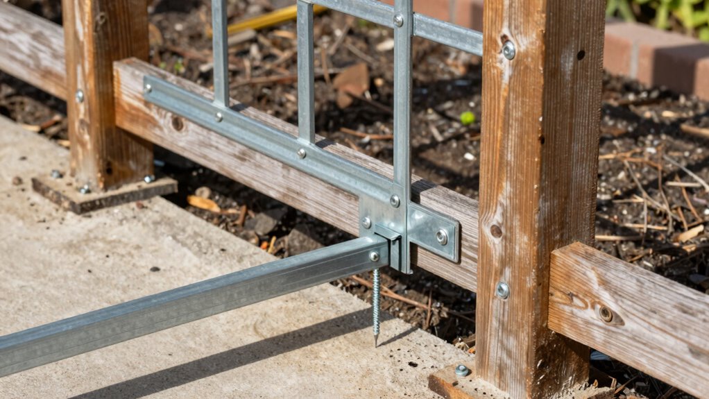 garden arch trellis installation