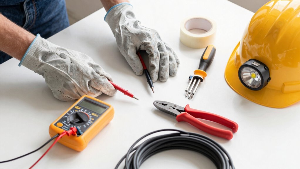 gather tools and safety