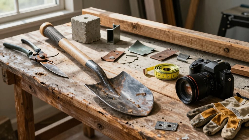 gather tools choose materials