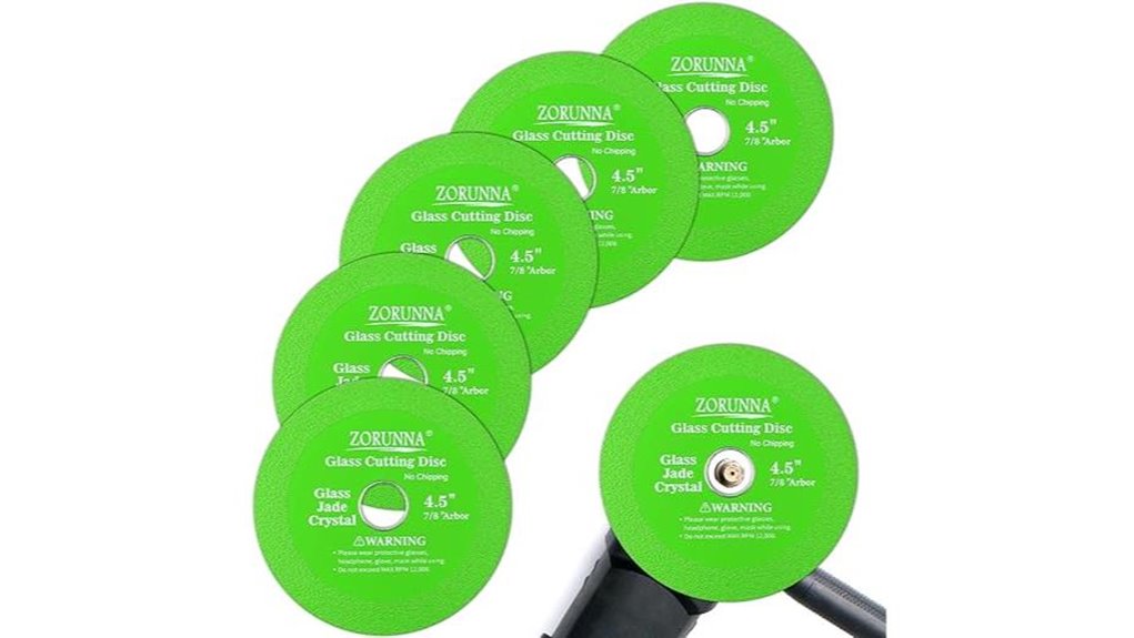 glass cutting discs set