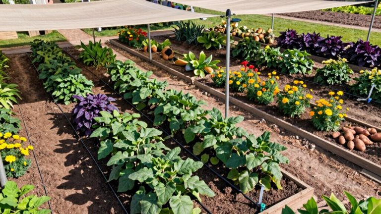 grow vegetables in heat