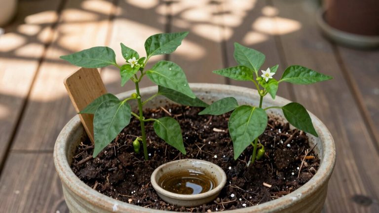 growing peppers in containers