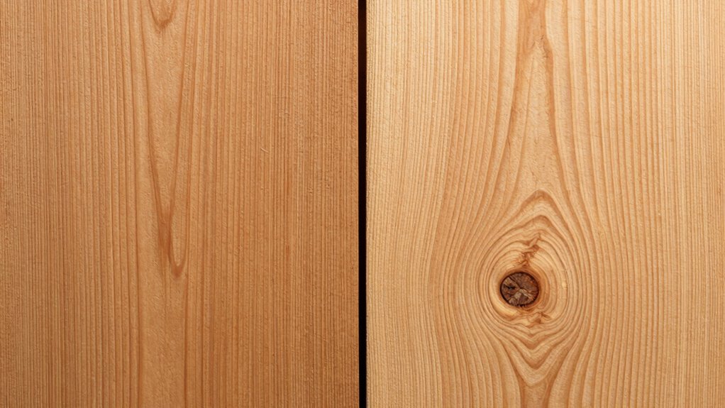 hardwood versus softwood identification