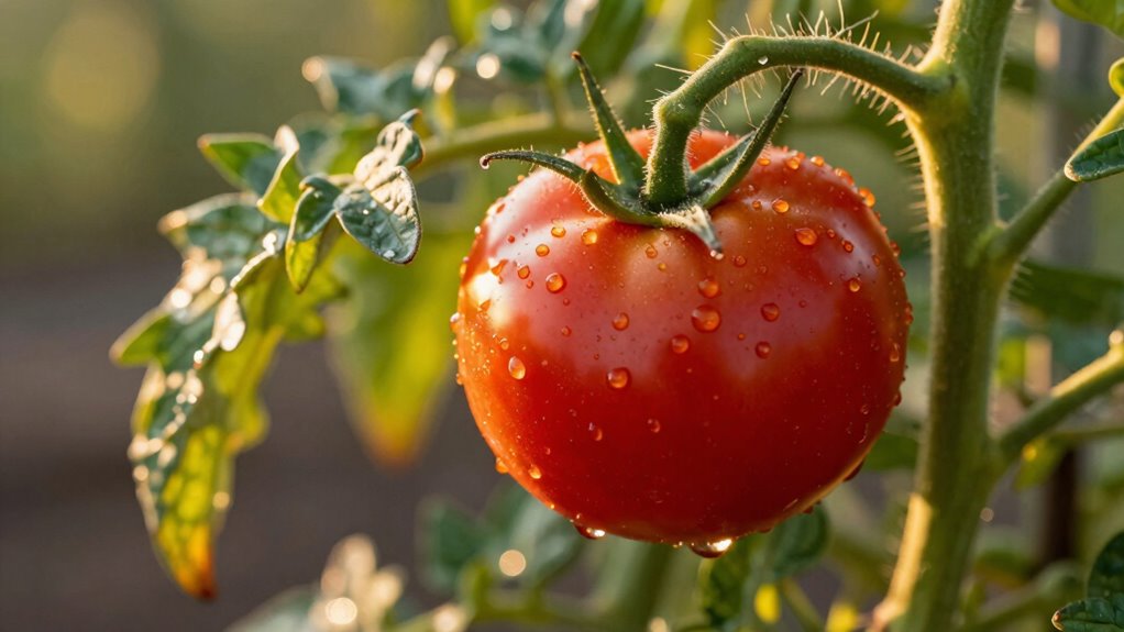 harvest tomatoes for flavor