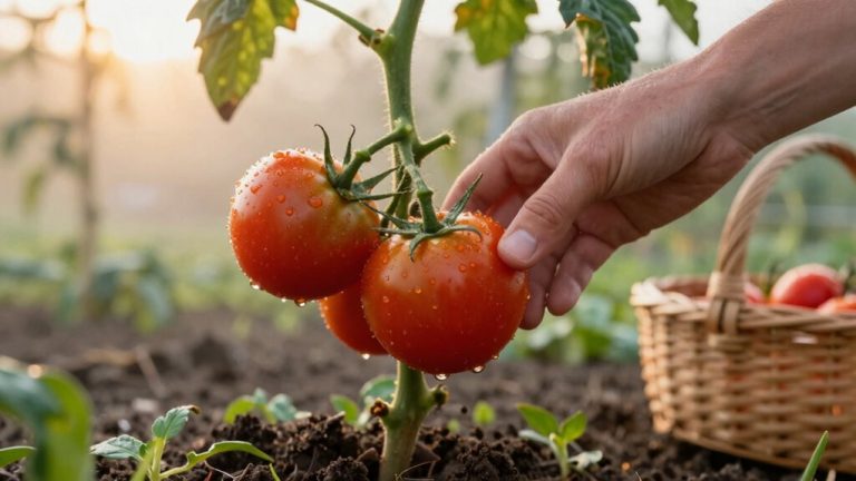 harvest tomatoes for flavor