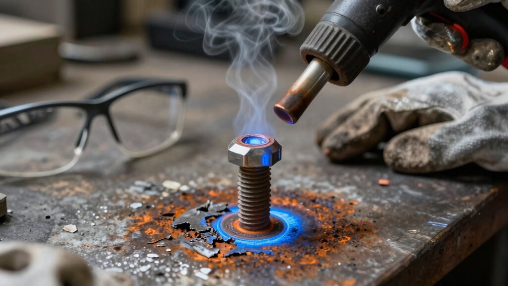 heat bolt to release