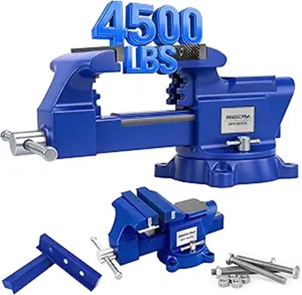 heavy duty bench vise