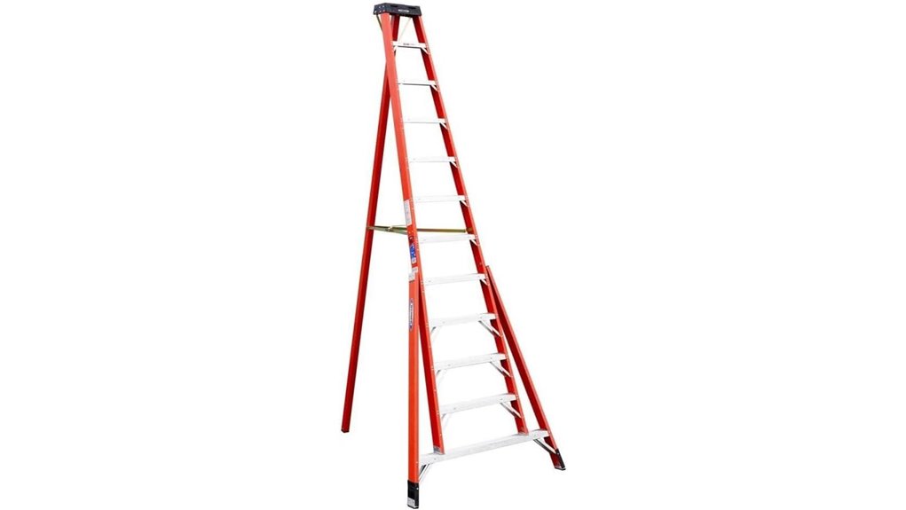 heavy duty fiberglass ladder