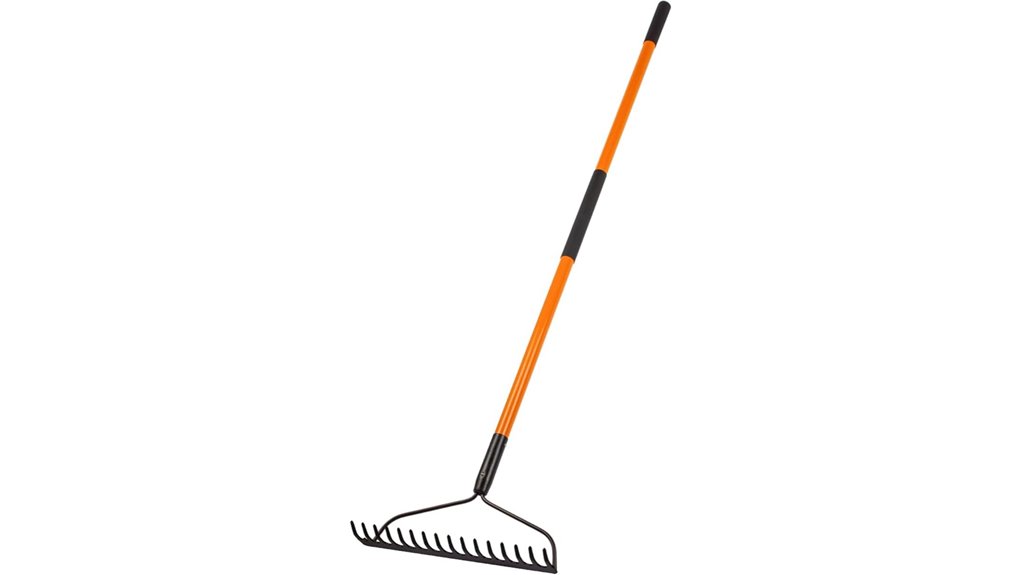 heavy duty fiberglass rake