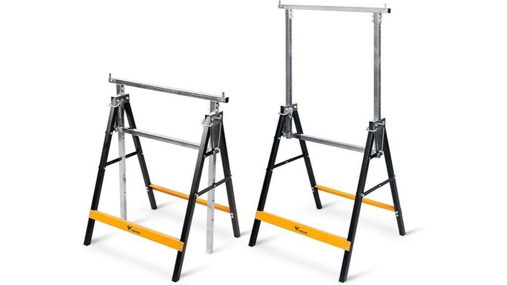 heavy duty folding saw horses