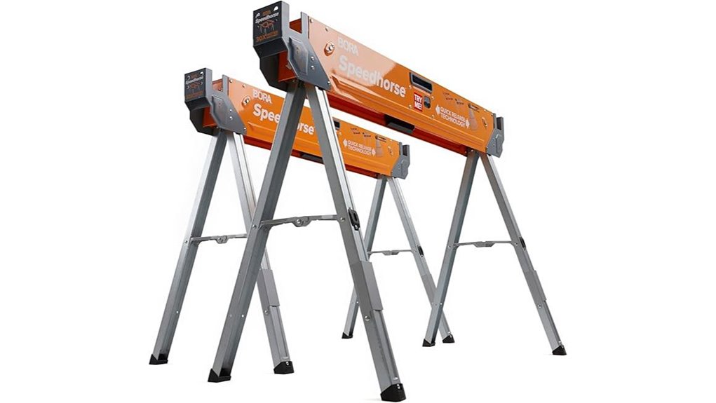 heavy duty folding saw horses