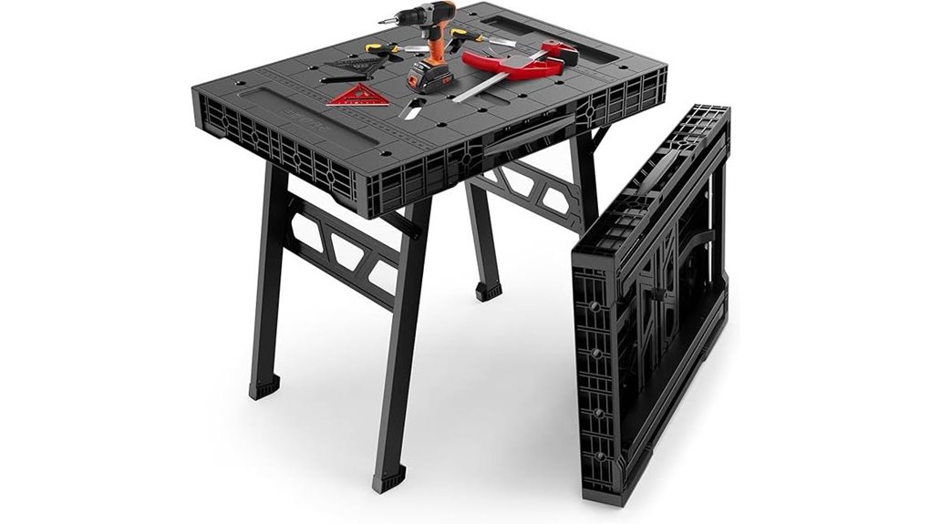 heavy duty folding worktable