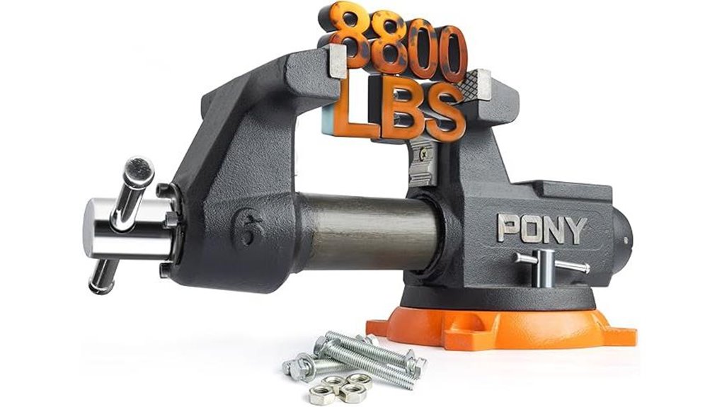 heavy duty rotating bench vise