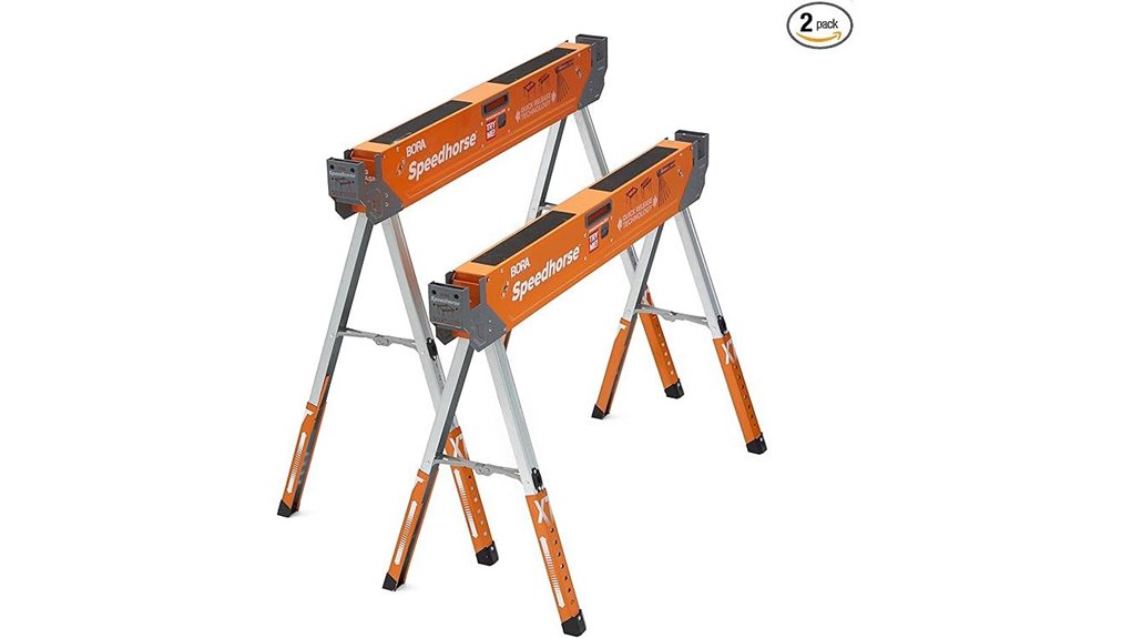 heavy duty sawhorse pair