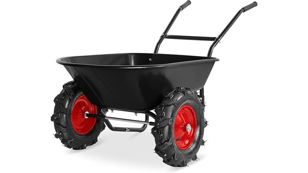 heavy duty wheelbarrow capacity