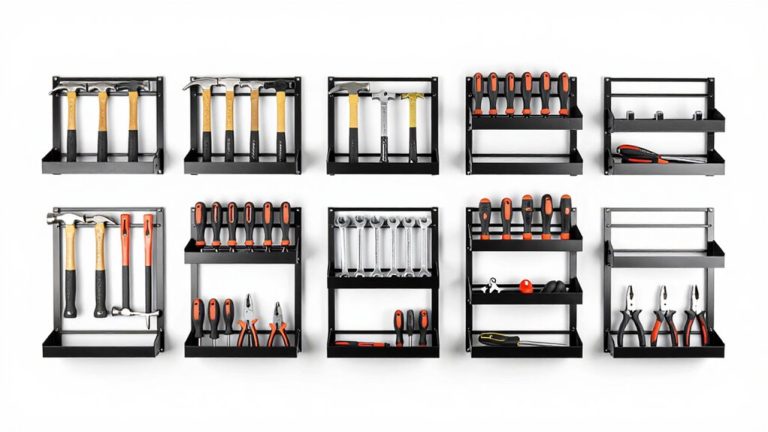 heavy steel tool racks