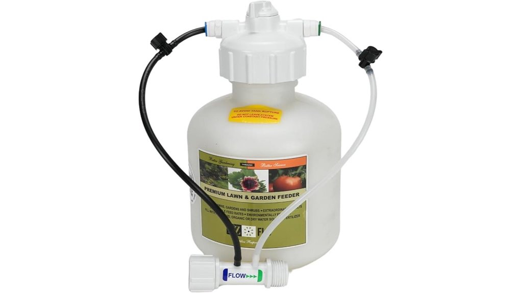 hose bib fertilizer injector system