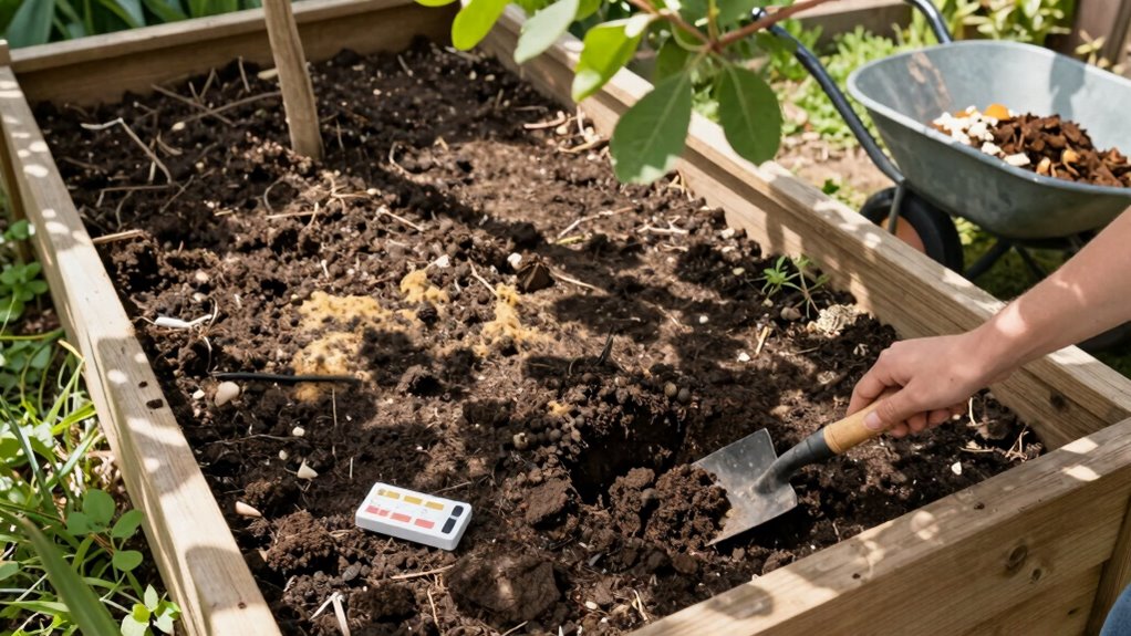 identify soil nutrient deficiencies